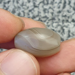 Genuine Ancient Yemeni Agate Chung Agate Dzi Bead no hole Haqeeq Amulet