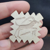 Pakistan Old Soft Stone Animal Deer and Wolf Stamp Seal Rare Find Collection