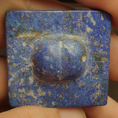 Pakistan Old Lapis Lazuli Stone Animal OX Stamp Seal Rare Find Collection