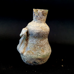 Rare Ancient Roman Glass perfume bottle Medicine Bottle