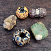 LOT 5 Antique ANCIENT ROMAN . MOSAIC GLASS BEAD. 300 - 400 A.D LT-RB501