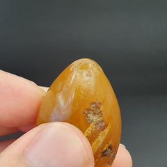 SL05 Wonderfully old Antique Himalayan Indo Tibetan Eye Suleimany Bead