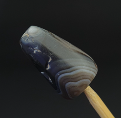 SL011 ancient old Antique Himalayan Indo Tibetan Eye Suleimany Bead