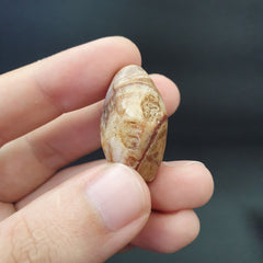 SL04 Wonderfully old Antique Himalayan Indo Tibetan Eye Suleimany Bead