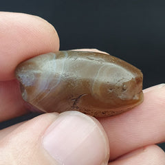 SL03 Wonderfully old Antique Himalayan Indo Tibetan Eye Suleimany Bead