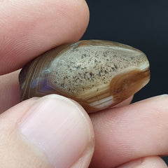 SL03 Wonderfully old Antique Himalayan Indo Tibetan Eye Suleimany Bead