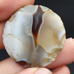 midle eastern old Antique Himalayan Indo Tibetan Eye Suleimany Bead SL013