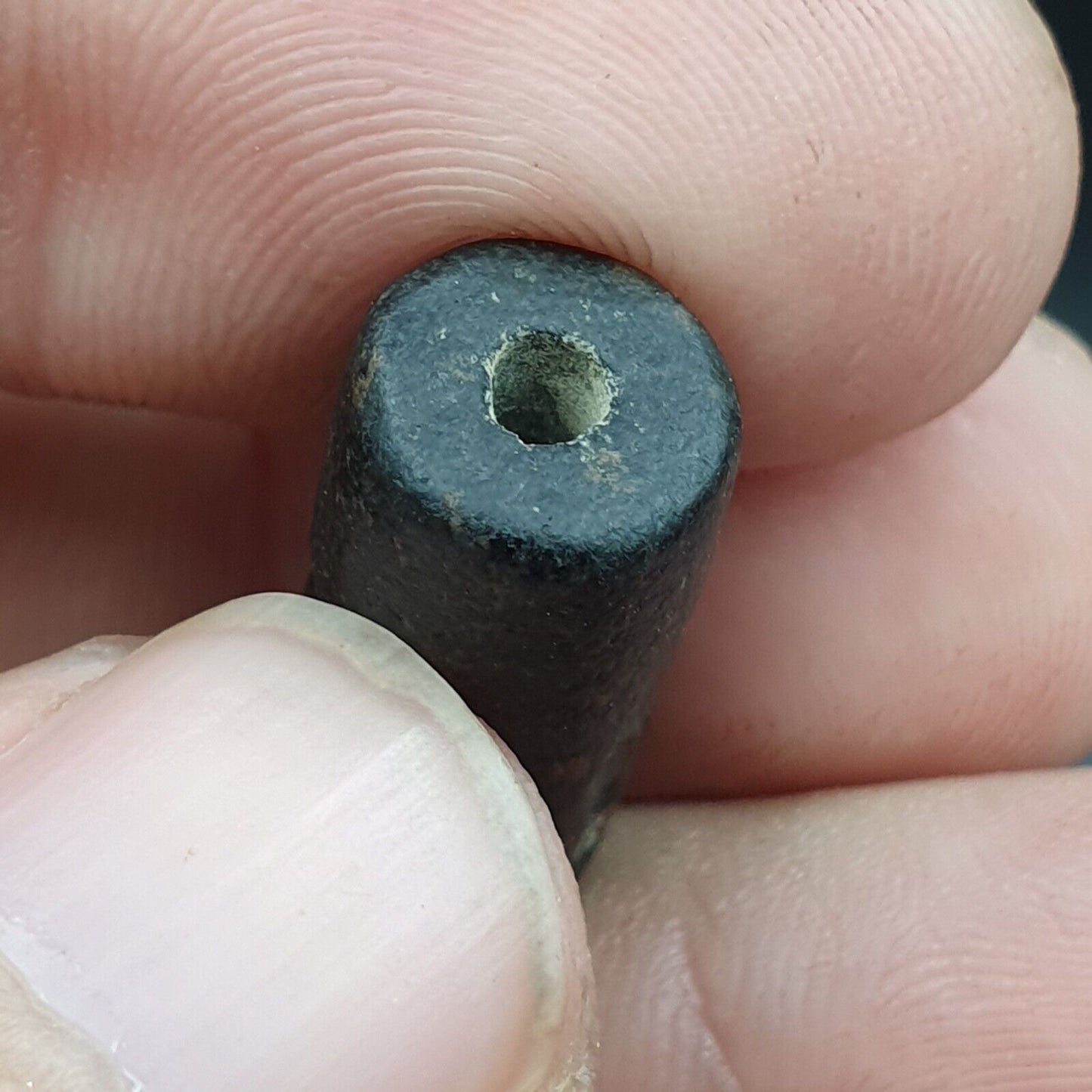 巴比倫時代罕見古代美索不達米亞動物凹雕圓筒印章珠