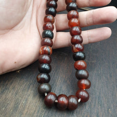 Vintage beads antique Indo Tibetan Himalayan Tibetan Agate necklace 14MM