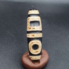 Power Tibetan Old Agate *2 Eyes 2 windows * DZi Bead Spirituality Pendant