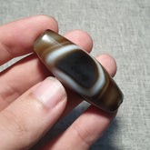 Vintage Old Himalayan Indo Tibetan Pure Natural Agate Dzi Amulet Pendant 355