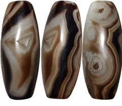 SL108 Powerful Middle Eastern spiritualist Agate Bead Natural Eyes Yemeni Bead