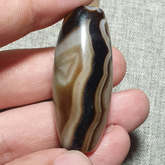 SL108 Powerful Middle Eastern spiritualist Agate Bead Natural Eyes Yemeni Bead