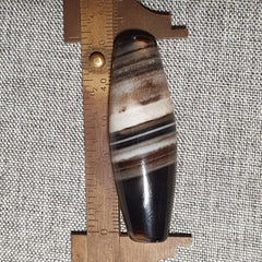 B178 Powerful Middle Eastern spiritualist Agate Bead Rare Pattern Yemeni Bead