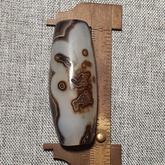 YM 112 Powerful Middle Eastern spiritualist Agate Bead Rare Pattern Yemeni Bead