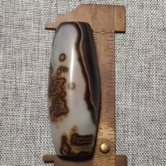 YM 112 Powerful Middle Eastern spiritualist Agate Bead Rare Pattern Yemeni Bead