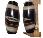 YM 109 Powerful Middle Eastern spiritualist Agate Bead Natural Eyes Yemeni Bead