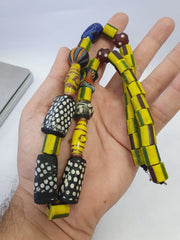 Vintage Trade Beads Beaded Necklace