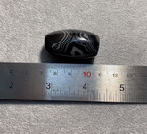 Vintage African Himalayan Tibetan Sulaimani Agate bead rare Pattern