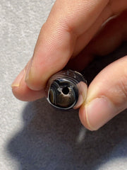 Midle eastern Agate old Antique Yemeni Agate Soleimani Bead SL0214