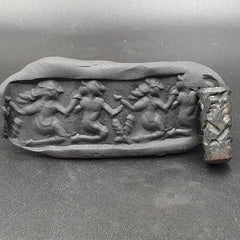 Babylonian Era Rare Ancient Old Mesopotamian Intaglio Cylinder Seal Bead