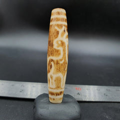 South Asian Burmese 58mm Old Pumtek petrified Wood Bead