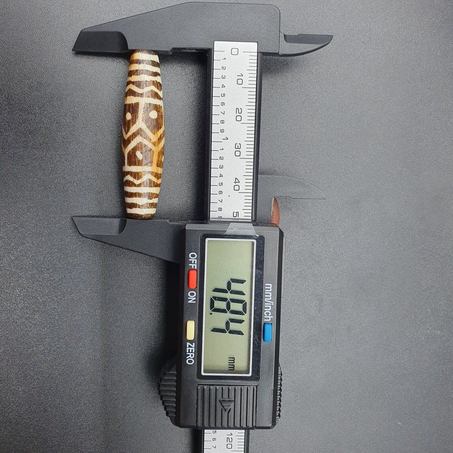 復古亞洲緬甸老 Pumtek pyu 石化木石珠