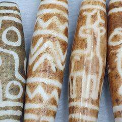 very rare Asian Burmese Pumtek trade Beads lot