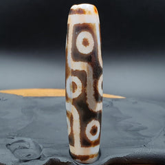 Tibetan Nepalese Himalayan Ancient Old Dzi Talisman nine eye Beads Amulet