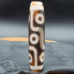 Tibetan Nepalese Himalayan Ancient Old Dzi Talisman nine eye Beads Amulet