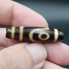 Himalayan Indo Tibetan Eyes Beads unique Patterns Dzi Amulet Beads