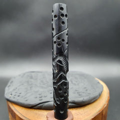 Horse Warriors Antique Ancient Indo Tibetan Carving Agate Eyes stone Bead Amulet