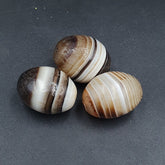 Lot 3 Suleimani Old Bead Pure Patterns Agate Amulet Religious Antiquities