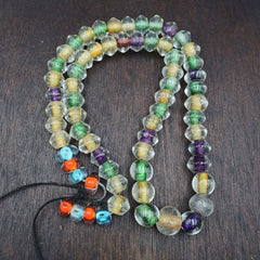 Vintage Handcrafted Hand Blown Lampwork Glass Beads strand Crafts Rare