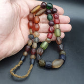 vintage Glass beads Mix Color glass beads Necklaces NEC -2