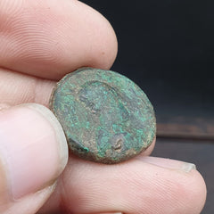 Genuine ANCIENT GREEK ROMAN BYZANTINE KUSHAN Coin Green Patina coin