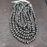 Lot 3 Old Tibetan Carving Yak Bone Necklace Tribal Decorated Beads Strands #B9