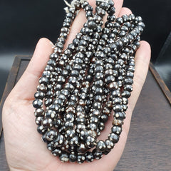 Lot 3 Old Tibetan Carving Yak Bone Necklace Tribal Decorated Beads Strands #B9