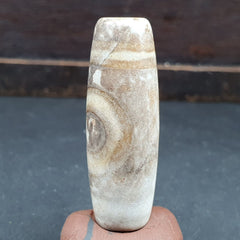 Vintage Old Indo Tibetan Agate One Eye stone Dzi Bead Amulet