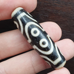Tibetan 8 Eyes Antique dzi bead old amulet Agate rare Pattern Tibet gzi pendant