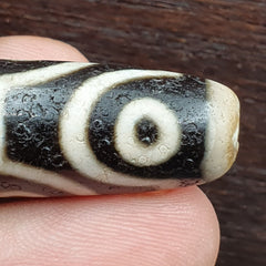 Tibetan 8 Eyes Antique dzi bead old amulet Agate rare Pattern Tibet gzi pendant