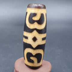 Tibetan dzi bead old amulet Agate Eyes rare Pattern Tibet gzi pendant