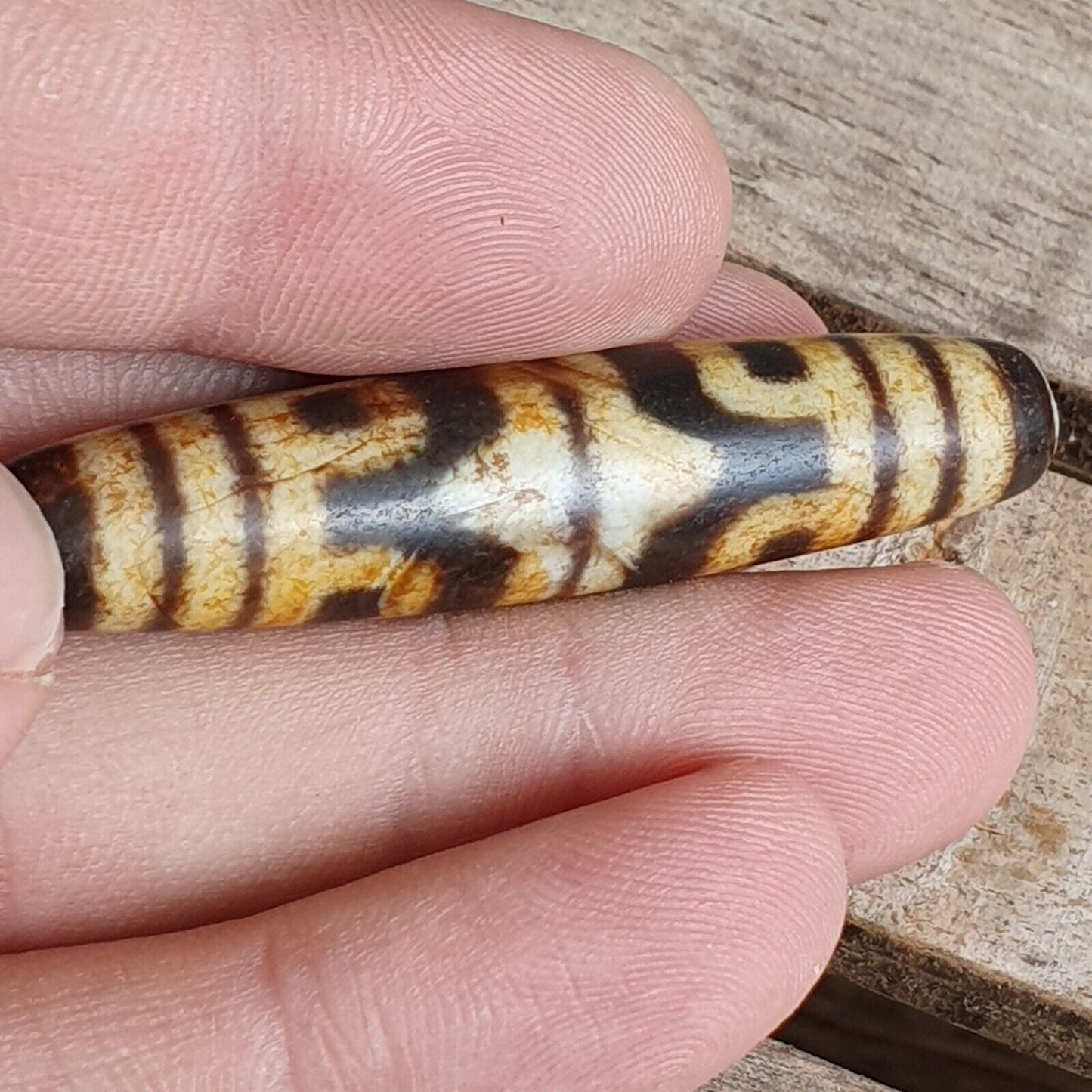 非常喜馬拉雅西藏天珠雙塔索靈性護身符瑪拉珠