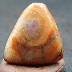 Very rare Ancient Khorasan Antique eye agate stone Bead Amulet