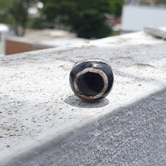 Rare Antique Tibetan Etched Agate Bead Decorated Carnelian Beads ETA-8