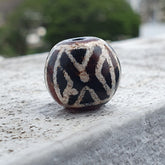 Rare Antique Tibetan Etched Agate Bead Decorated Carnelian Beads ETA-9