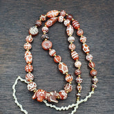 Rare collection Antique Tibetan Central Asian Etched Agate beads Necklace
