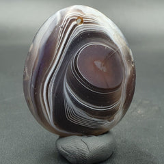 Vintage Himalayan Indo Tibetan Suleimani Carving Agate Amulet Bead #122