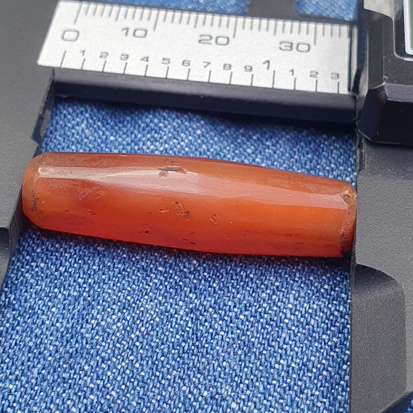 古董紅瑪瑙喜馬拉雅西藏非洲瑪瑙紅玉髓珠 -1P-3