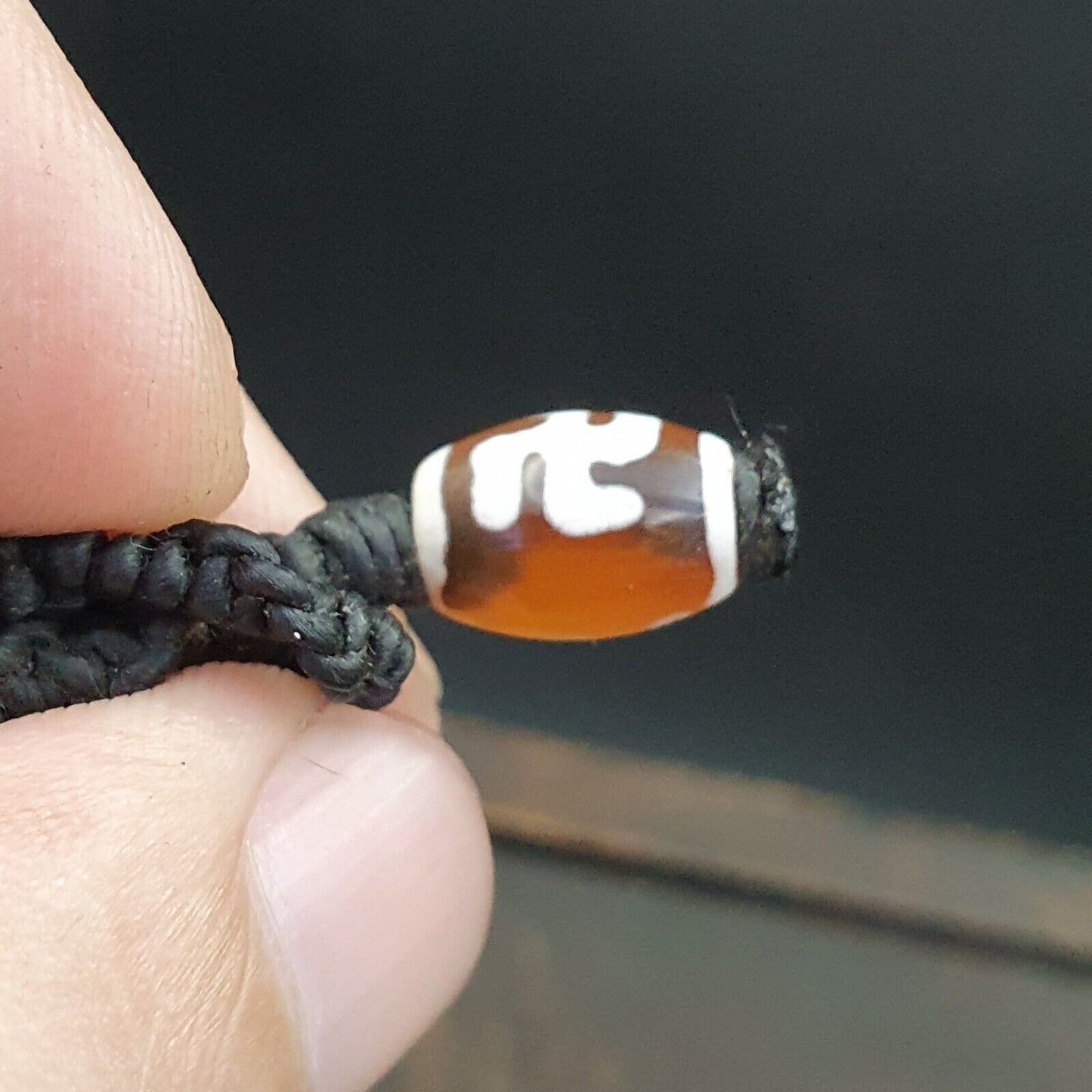 8 眼西藏喜馬拉雅珠老護身符紅瑪瑙復古吊墜項鍊